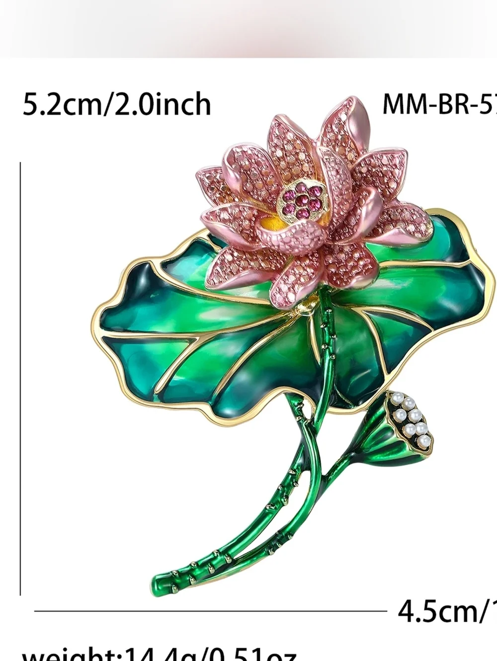 VQ Flower Brooch